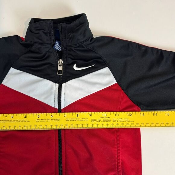 Nike Red Black White Track Jacket 4T - Picture 5 of 6